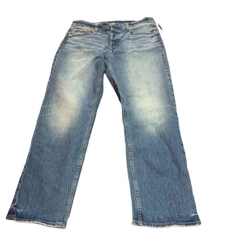 NWT Gap Womens Blue Jeans Size 31 12RS Cheeky Straight High Rise Low Stretch‌